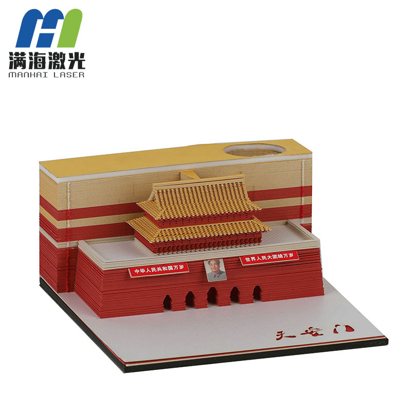 抖音便（biàn）簽紙創意3d立體模（mó）型紙（zhǐ）雕便（biàn）簽紙定製批發