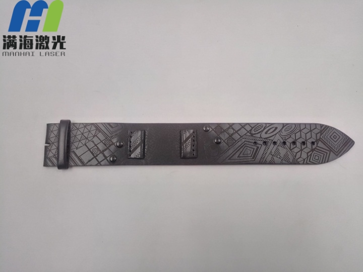 男式真皮表帶（dài）激光雕刻