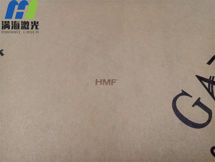 亞克力板激光打標HMF字體（tǐ）