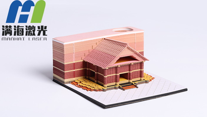 3D建築便簽企業（yè）禮品定製，他們為何都選擇羞羞影院激光？